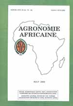 Agronomie Africaine